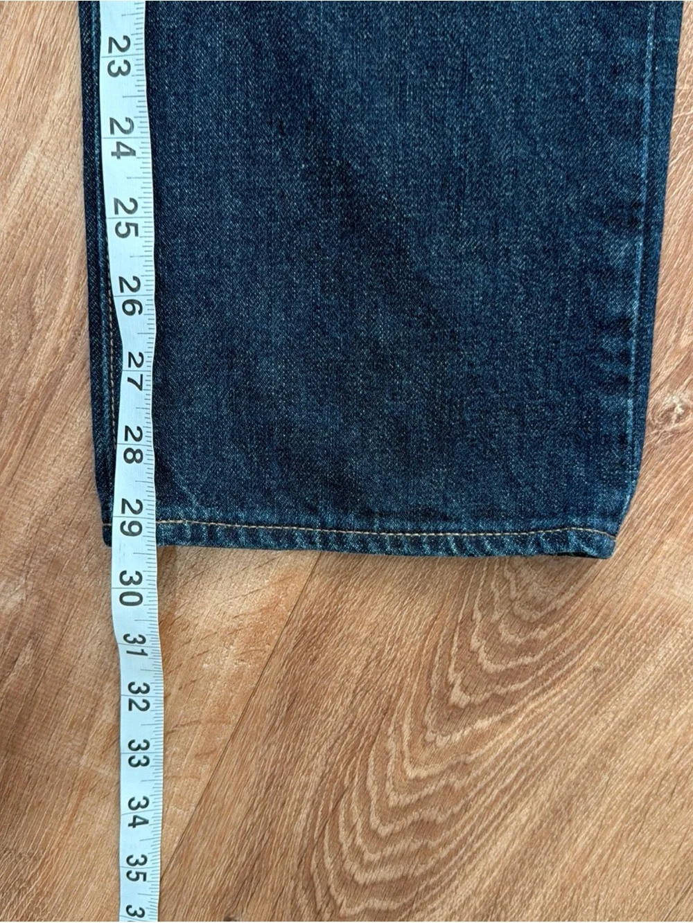 J. Crew 484 Jeans Mens 32x30 (fits 34x30) Slim Tapered Leg Blue Denim Dark Wash